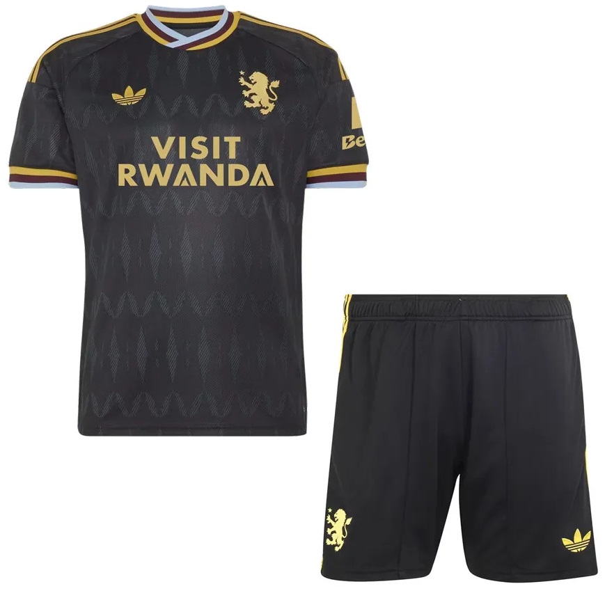 Kit infantil II Aston Villa 2026 2027 Adidas oficial 